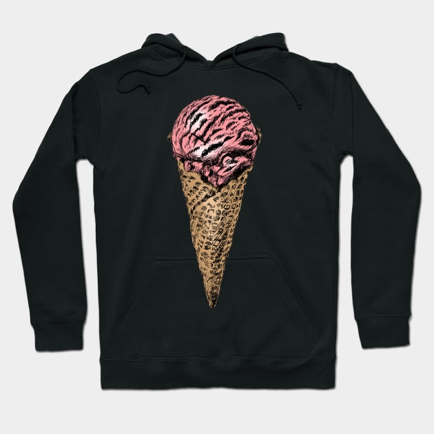 Ice Cream Print Hoodie by rachelsfinelines